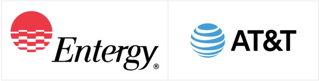 entergy and at&t logo